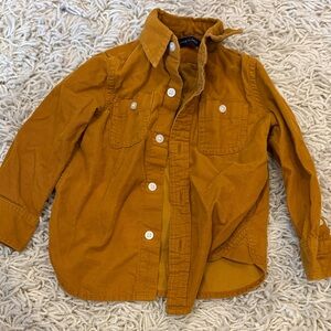 Janie and Jack Golden Button-Down Shirt